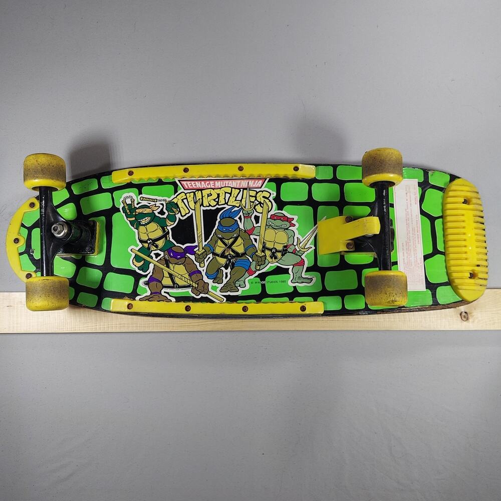 Vintage 1989 Mirage Teenage Mutant Ninja Turtles Skate Deck Skateboard TMNT VTG